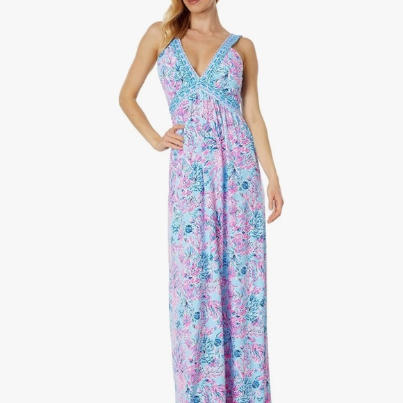 NWT - Lilly Pulitzer Serena V-Neck Maxi - Picture 3 of 3